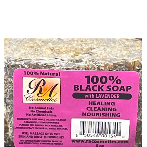 100% Black Soap with Pure Hemp Oil